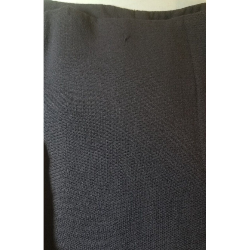 Eileen Fisher Plum Italian Fabric Front Zip Flat Front Wide Leg Pants Large - Picture 8 of 9
